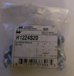 12-24 Zinc Rack Screws With Pilot Point, 20 Pack, Hammond Mfg - H1224s20. Fixed Price $8.99.