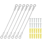 Patikil Cabinet Door Restraint 4 Inch, 6 Pack Stainless Steel Silver. Fixed Price $10.49.