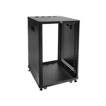 Riveco Pomu 18u Stereo & Server Rack With Caster Wheels, Rolling Network Cabi.... Fixed Price $365.12.