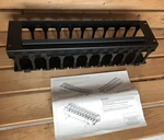 Chatsworth 30131-719 Horizontal 3ru Cable Manager, 19''x5.22''x3.25''. Fixed Price $34.95.
