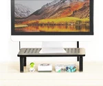 Vondetyr Monitor Stand For Desk Riser, Adjustable 1 Piece, Black. Fixed Price $20.78.