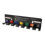 Steelman 7-slot Cradle-mounted Spare Tire Tool Wall Mount Storage Only, Black. Fixed Price $25.99.