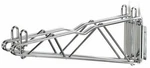 21" Fixed Wall Mount Double Wire Shelf Bracket, Chrome Finish. Fixed Price $48.00.