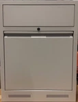 Lowell Rack-wall Tiltout Surface, 24in W X 35in H 5in D, Grey (l835s). Fixed Price $550.00.