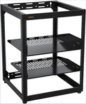 Echogear 15u Open Frame Rack For Servers & A/v Gear Stackable / Wall Mountable. Fixed Price $139.95.