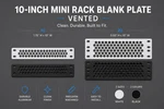 10" Rack Blank Panel 1u 2u Vented Mount Filler Network Homelab. Fixed Price $9.99.