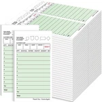 60 Pack Server Note Pads Bulk Guest Checks Books Green Food Receipt Numbered. Fixed Price $53.83.