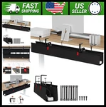 Univivi Under Desk Cable Management Tray 48" Clamp/screw Mount Fabric Organizer. Fixed Price $95.99.