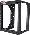 22u Adjustable Depth Open Frame Swing Out Wall Mount Rack 301 Series Flat Packed. Fixed Price $425.50.