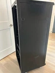 Sanus Cfr127 Component Series Rack, Black, 6 Venting Shelves, 55" Tall,. Fixed Price $750.00.