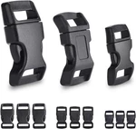 Coobigo 60 Pack Paracord Bracelets Buckles, 5/8, 1/2 And 3/8 Inch Contoured Para. Fixed Price $16.61.