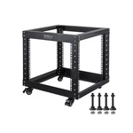 Riveco 9u Open Frame Server Rack With Casters- Heavy Duty 4 Post Quick Assemb.... Fixed Price $206.01.