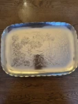 Vintage Arthur Armour Pine Mountain Gold Anodize Aluminum Tray 12". Fixed Price $20.00.