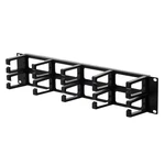 Navepoint 2u Horizontal Cable Management Panel With 5 Plastic Rings,. Fixed Price $34.88.