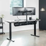 Vivo Black 44" Clamp-on Under Desk Cable Net, Mesh Management. Fixed Price $39.99.