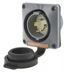 Hubbell Hbl2715sw 30a Watertight Flanged Twist-lock Inlet 3p 4w 125/250vac Nos. Fixed Price $99.99.