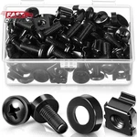 Ripeng 50 Set M6 X 16 Mm Rack Mount Cage Nuts, Screws And Washers Stainless Stee. Fixed Price $14.47.