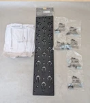 (6pk) Middle Atlantic Lace-13-owp Vertical Cable Lacer Strip 4.75"w 13sp. Fixed Price $139.99.