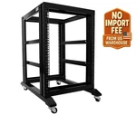 Raising Electronics 15u 4 Post Open Frame 19" Server/audio Steel Data Network. Fixed Price $194.45.