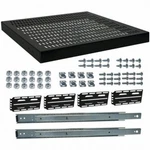 Bud Industries Sh-2392 Metal Steel Shelf Sliding 17.750" L X 17.875" W 3.500"h. Fixed Price $55.00.