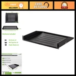 Navepoint 1u Vented Rack Mount Server Shelf 19 Inch Black 14 Deep. Fixed Price $82.99.