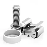 M6 X 16mm Rack Mount Cage Nuts, Screws And Washers - 50 Pack For Server Cabin.... Fixed Price $26.37.