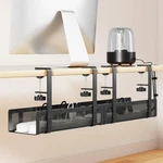 Upgraded 2 Pack Cable Management Under Desk Tray, Xpatee 27.6" No Drill Open S. Fixed Price $49.10.