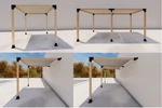Ez Shades Pergola Bracket Kit. Fixed Price $210.00.