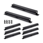 8 Pieces 19 Inch Cable Manager 1u 24 Slot Horizontal Server Rac... Usa Fast Ship. Fixed Price $83.08.