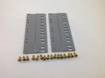 4ru Rack Adapter Kit 19" Eia To 23" Mounting - Gray Equiv 0040320430. Fixed Price $30.00.