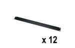 Middle Atlantic Feb1-cp12 - 1 Ru Blank Flat Black Steel Rack Panel Pack Of 12. Fixed Price $69.00.