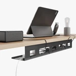 Best Pegzone Under Desk Cable Management Tray, 31.5 Inches Metal Cord Organizer. Fixed Price $48.21.