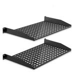 Pyle 1ux2 Server Rack Shelves - Universal Device Mounting Tray -pair. Fixed Price $37.99.