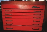 Mac Tool Box Chest Flip Top Cabinet 6 Drawer : 26''x13''x20''. Fixed Price $250.00.