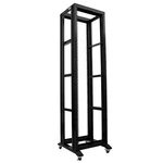 7ft 42u Open Frame Server Rack 17" Deep 4-post 600mm With L Rails 900lb. Fixed Price $247.25.