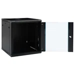 Network Cabinet 12u Wall Mounted With Glass Door 19" Ip20 Vidaxl. Fixed Price $255.99.
