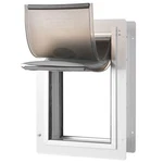 Uimoso Pet Door For Wall With Lock And 3 Magnetic Flap System Metal Frame Medium. Fixed Price $66.99.