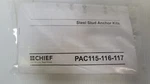Chief Pac116 Steel Stud Anchor Kit - Sealed New. Fixed Price $14.50.