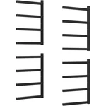 4pcs Heavy Duty Wall Mount Lumber Storage Rack, 4-level Snap-fit Wood Organizer. Fixed Price $45.99.