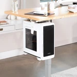 Vivo White Under-desk And Wall Pc Mount, Computer Case Holder With 135 Swivel. Fixed Price $39.99.