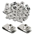 #10-32 Steel U Style Clip-on Nut U-type Fasteners (pack Of 25). Fixed Price $9.70.