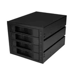 Startech 4bay 3.5" Sata/sas Trayless Rack 3x5.25 Hsb43satsasb Hdd Bay. Fixed Price $100.00.