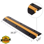 F Come 4 Pack Rubber Cable Ramp 1 Channel 11000lbs Speed Bump. Fixed Price $139.99.