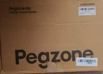 Pegzone Hw1106bk Clamp Mount Pegboard Organizer For Desks, Black. Fixed Price $30.00.