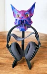Cyber Cat Headphone Holder Movable Jaw & Retractable Teeth (hanger Or Stand). Fixed Price $50.00.