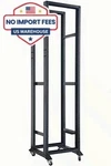 Raising Electronics 42u 4 Post Open Frame 19'' Data Network It Server/audio Rack. Fixed Price $288.80.