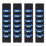 Vfltool 4 Pack Fiber Patch Panel Enclosure - 6 Duplex Lc Adapters, 12 O.... Fixed Price $87.77.
