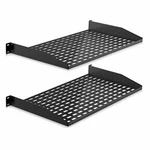 Pyle Plrstn14ux2 2-pc 1u Server Rack Shelf, Vented Shelves For Good Circulation. Fixed Price $55.99.