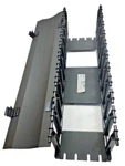 Lot Of 2, Eaton, Cooper B Line, Sb87019s3fb 19" X 3u Hrz Cable Manager, 79903833. Fixed Price $99.99.