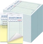 60 Pack Server Note Pads Bulk Double Part Guest Check For Servers, 2 Carbon. Fixed Price $86.95.
